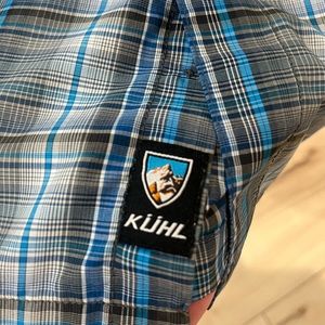 Kuhl men’s button down plaid shirt. Like new. Size medium.